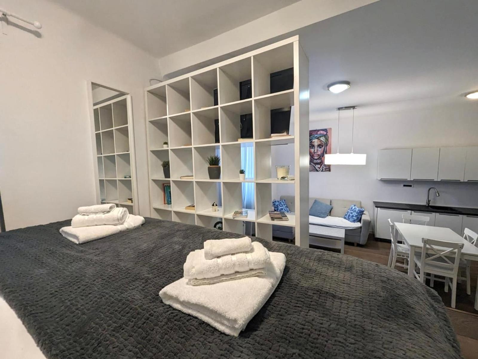 Fantabulous Downtown Abode W King Bed, 65" Tv, Washer And Tumble Dryer 자그레브 외부 사진